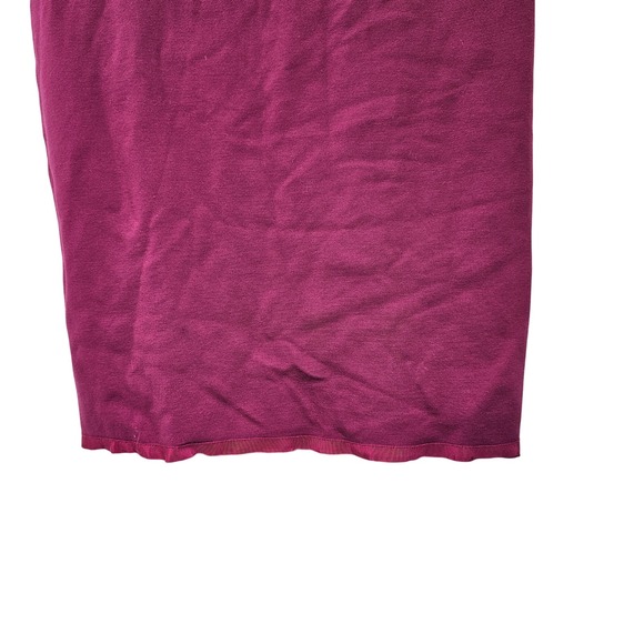 J. Crew Factory Viscose-blend Magenta Sleeveless Mini Dress Size Medium - Picture 3 of 7